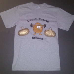 Couch Potato Strong Tee + Golden Potato Set
