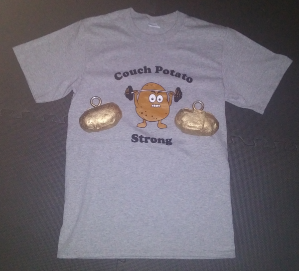 Couch Potato Strong Tee + Golden Potato Set